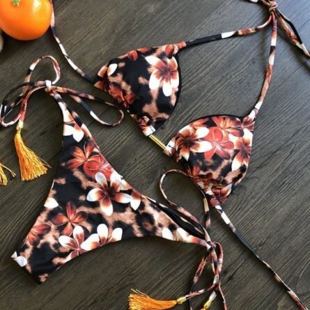 Sunset and Swim New Bandage Micro Bikini - Image 13