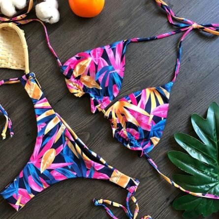 Sunset and Swim New Bandage Micro Bikini - Image 14