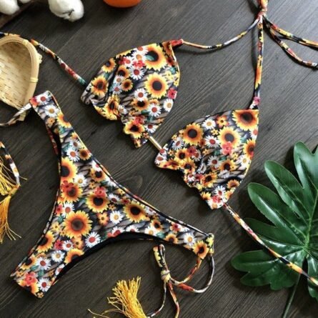 Sunset and Swim New Bandage Micro Bikini - Image 5