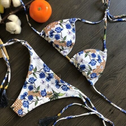 Sunset and Swim New Bandage Micro Bikini - Image 7