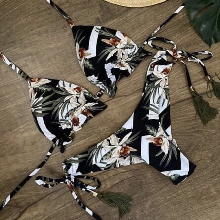 Sunset and Swim New Bandage Micro Bikini - Image 19