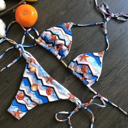 Sunset and Swim New Bandage Micro Bikini - Image 12