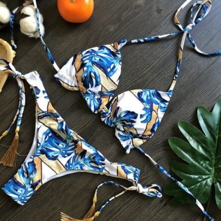 Sunset and Swim New Bandage Micro Bikini - Image 3