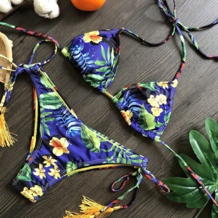 Sunset and Swim New Bandage Micro Bikini - Image 4