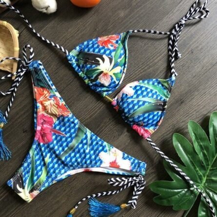 Sunset and Swim New Bandage Micro Bikini - Image 17