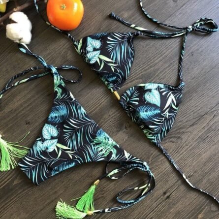 Sunset and Swim New Bandage Micro Bikini - Image 15