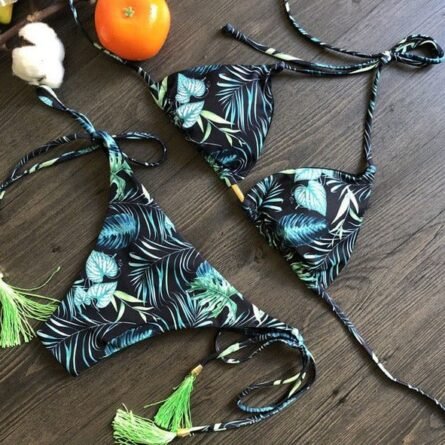 Sunset and Swim New Bandage Micro Bikini - Image 22