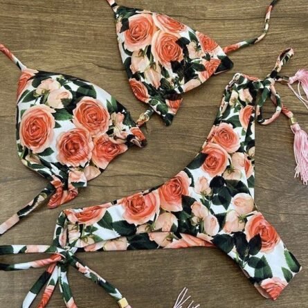 Sunset and Swim New Bandage Micro Bikini - Image 6