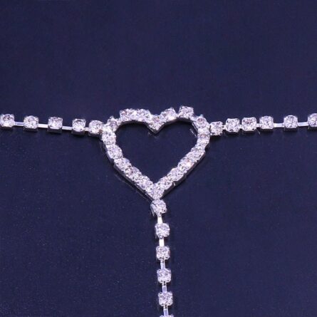 Sunset and Swim Sexy Rhinestone Heart Leg Thigh Chain Jewelry - Image 10