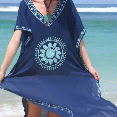 Susannah Cotton Beach Dress - Image 11