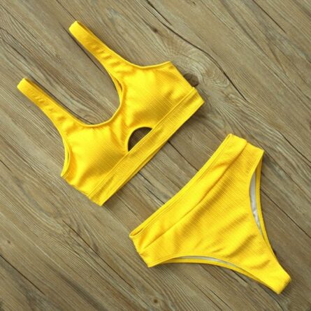 Taylor High Waist Cut Out Bikini - Image 9