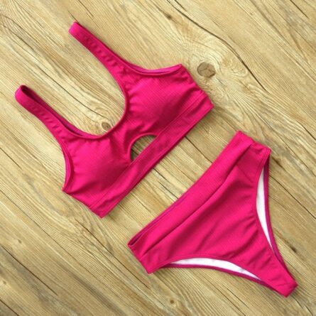 Taylor High Waist Cut Out Bikini - Image 10