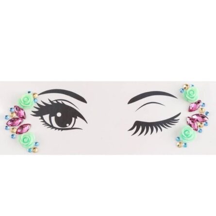 Temporary Tattoo Face Jewelry Gems – Bild 9