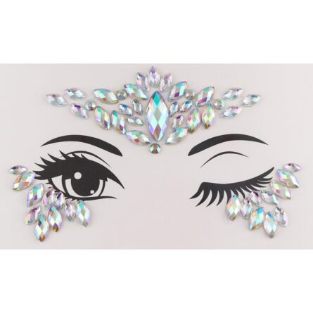Temporary Tattoo Face Jewelry Gems – Bild 2