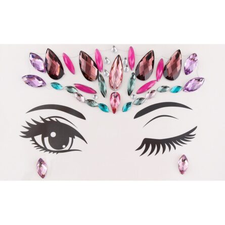 Temporary Tattoo Face Jewelry Gems – Bild 3