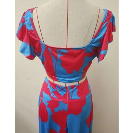 Two Piece Beach Cover Up Maxi Skirt Set – Bild 3