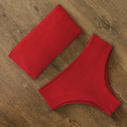 Tyra High Waist Bandeau Bikini Set – Bild 18