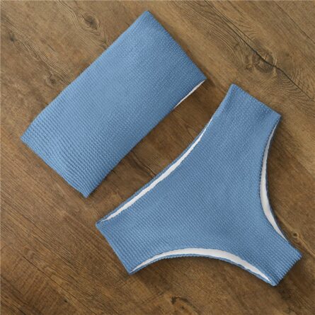 Tyra High Waist Bandeau Bikini Set – Bild 6