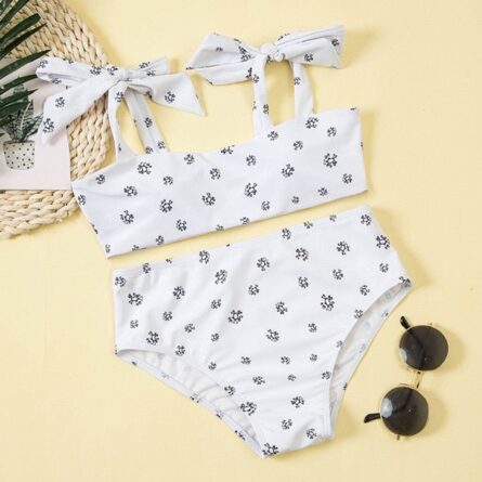 Zara Bandage Modest High Waist Bikini - Image 10