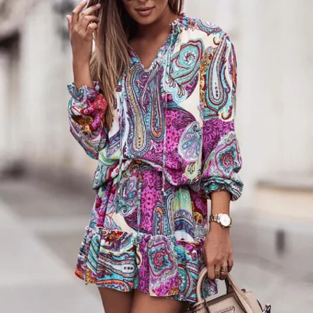 Breezy Summer Nights Casual A-Line Dress - Image 7