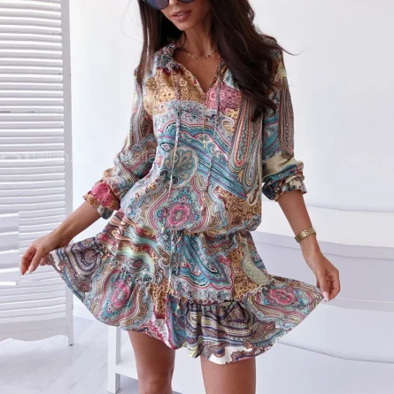 Breezy Summer Nights Casual A-Line Dress - Image 21