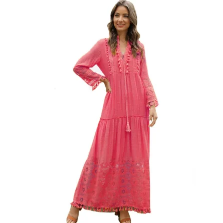 Ocean Breeze Summer Cover Up Maxi Dress - Image 17