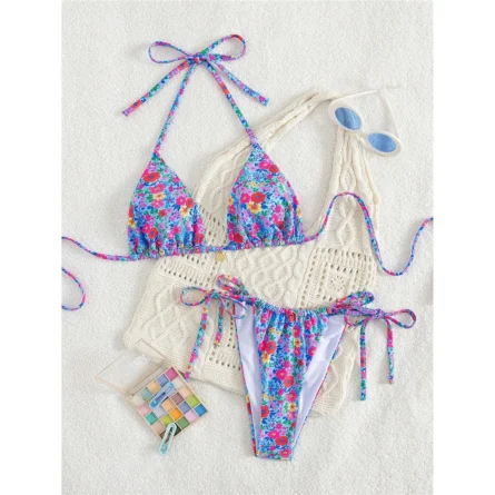 Summer Bloom Floral Bikini Set - Image 4