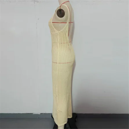 Barefoot After Midnight Crochet Beach Cover Up Dress - Image 13