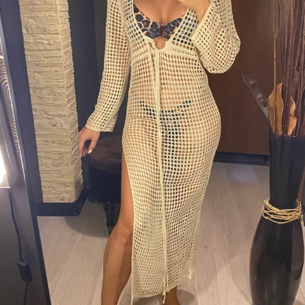 Sunkissed Days and Breezy Nights Crochet Cover-Up - Image 4