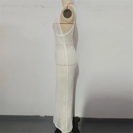 Barefoot After Midnight Crochet Beach Cover Up Dress - Image 16