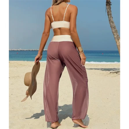 Saint-Clair 3 Piece Bikini Set with Cover Up Pants - Image 3