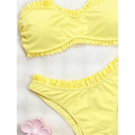 Sunny Daydream Frill-Detail Bikini Set - Image 7