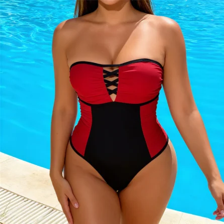 Lakeside Dreams Ruched Cutout One-Piece Swimsuit - Image 2