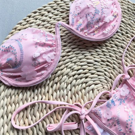 Main Character Energy Sequins Bikini Set - Image 9