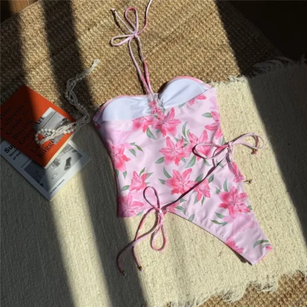Malibu Bloom Flower Tankini Set - Image 9