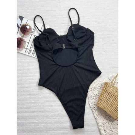 Night Elegance Bodysuit with Under Boob Cut Out - Image 15