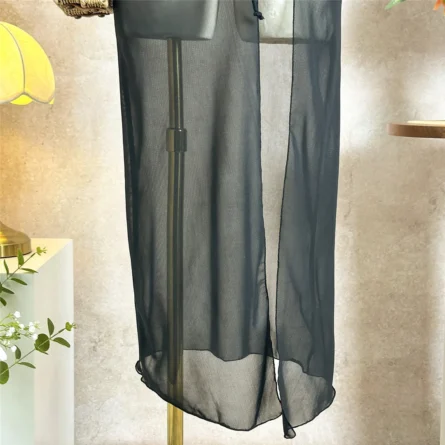 Mykonos Sunset Bikini Set with Sheer Cover-Up Skirt - Image 18