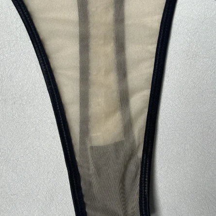 Shadow Rose Mesh See Through Thong Swimsuit - Image 19