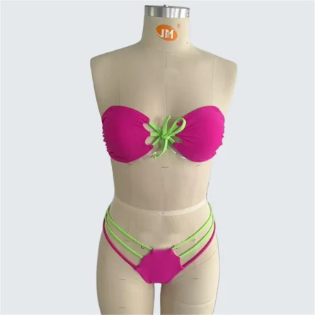 Vibrant Summer Escape Colorful Bandeau Set - Image 6