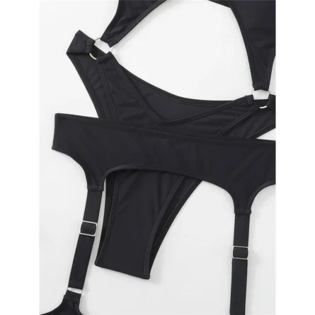 Glamorous Escape Underboob Garter Belt Swimsuit - Image 11
