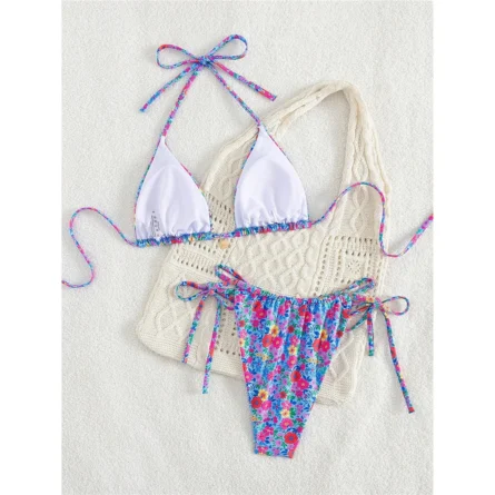 Summer Bloom Floral Bikini Set - Image 5