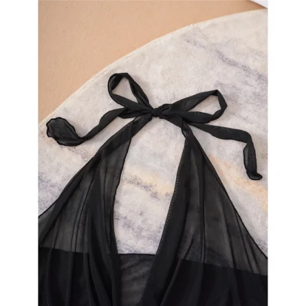 Elegance Bound Bandeau Bikini Three-piece Set - Image 6