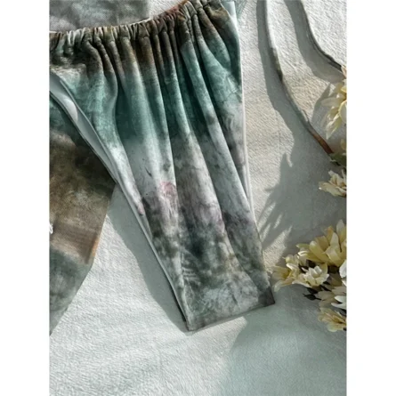 Dreamy 3-Piece Bikini Set with Chic Ties and Unique Print - Image 7