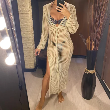 Sunkissed Days and Breezy Nights Crochet Cover-Up - Image 10