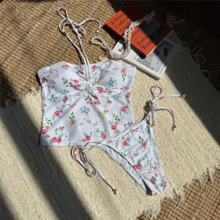 Malibu Bloom Flower Tankini Set - Image 10