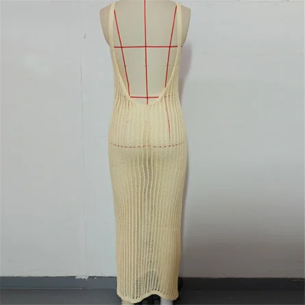 Barefoot After Midnight Crochet Beach Cover Up Dress - Image 14