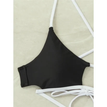 Sleek Cutout Micro Thong Bikini for Bold Beach Days - Image 6
