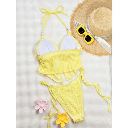 Sunshine Bliss Halterneck Bikini Set - Image 4
