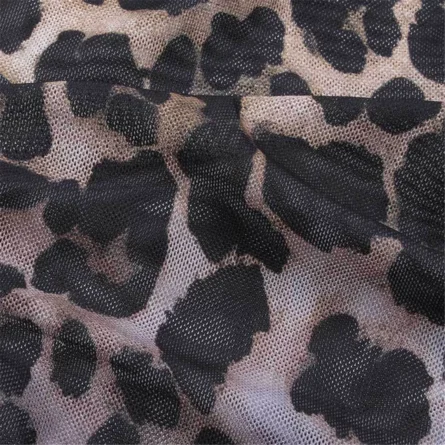 Leopard-Print Elegance Flowing Cover Up Dress - Image 5