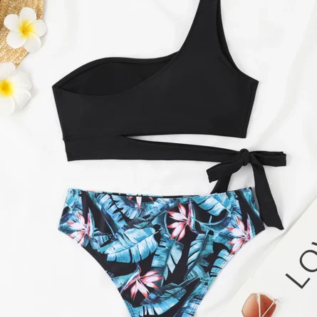 Solara Underboob One Shoulder Bikini Set - Image 30